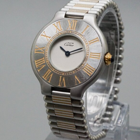 Mint, Box, Cartier Must 21 Two Tone 28mm Quartz Women\'s Watch main image 4